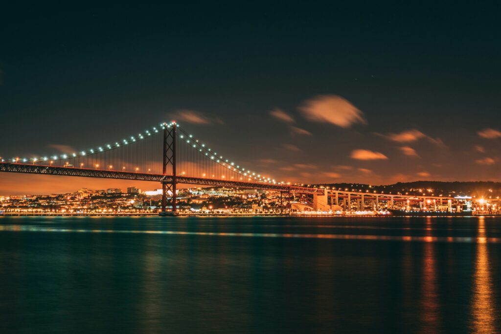 Lisbon by night.