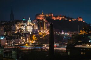 Edinburgh by night.