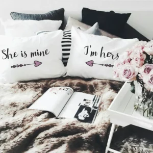 She is mine, I'm Hers Pillow Cases