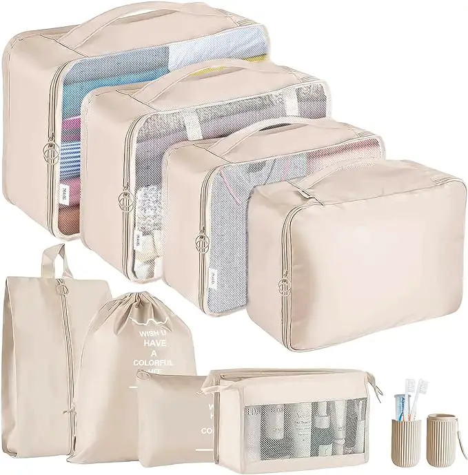Jsdoin 9 Pack Suitcase Packing Cubes