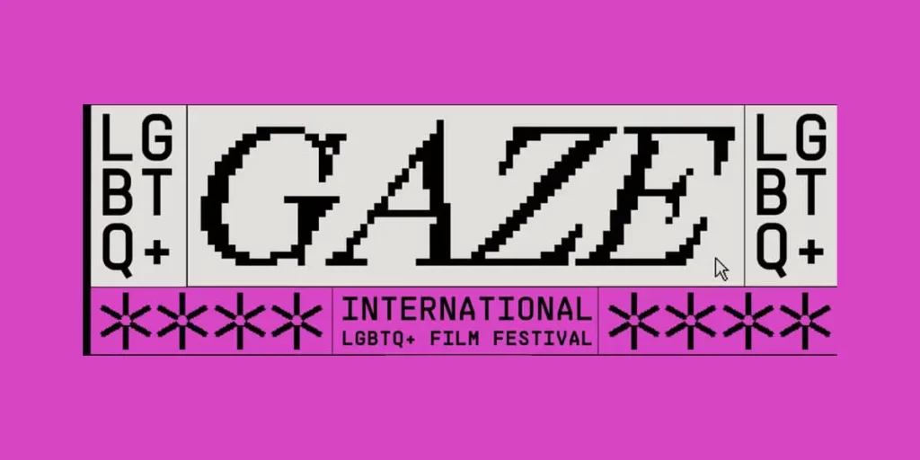 Gaze Queer Film Festival Dublin Banner.
