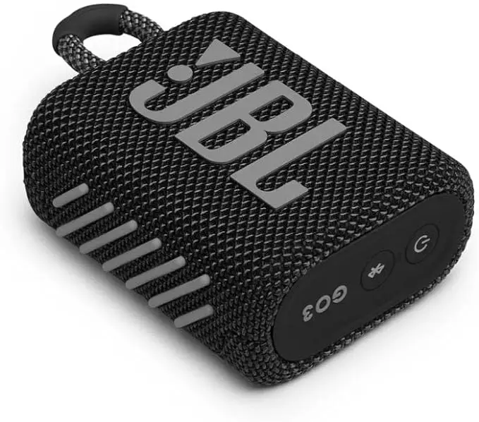 JBL GO 3 Bluetooth Speaker.