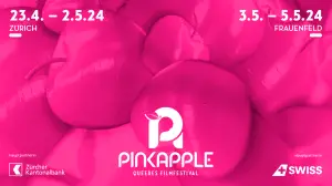 Pink Apple Queer Film Festival in Zurich Banner.