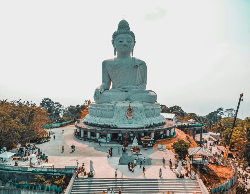 A Buddha Statue in Phuket Thailand.